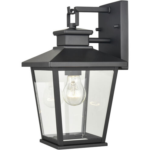 Bellmon 1 Light 13 inch Powder Coated Black Outdoor Wall Sconce